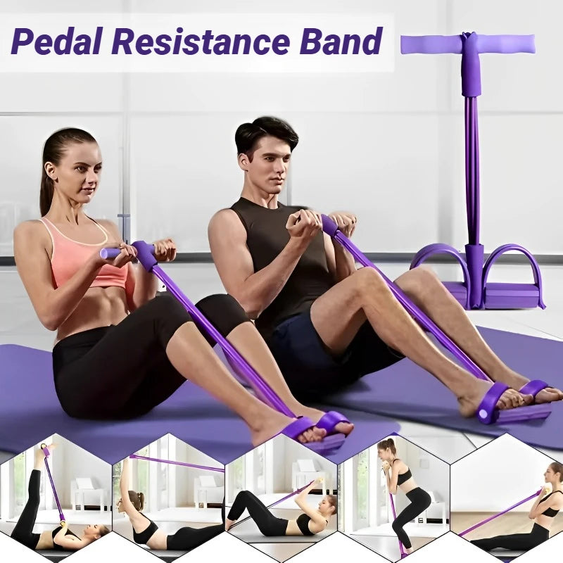 Yoga Abdominal Strengthening Elastic Band Tension Rope