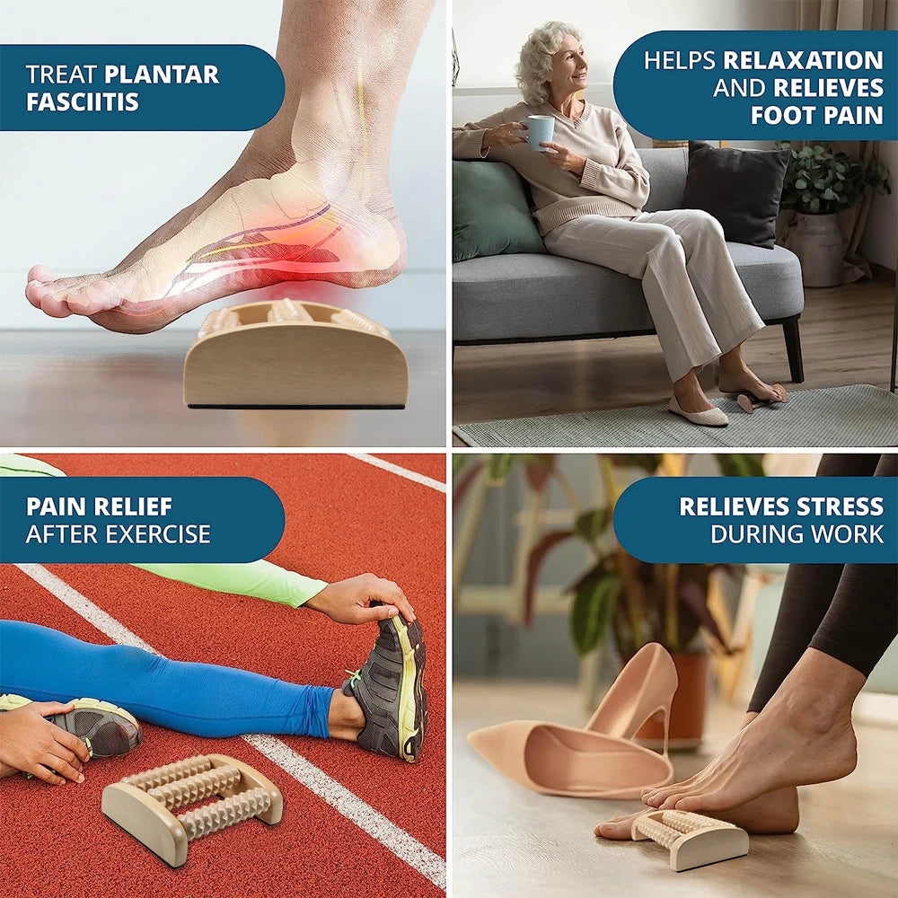 Foot Roller Therapy Acupressure Massager for Relieve Tension,