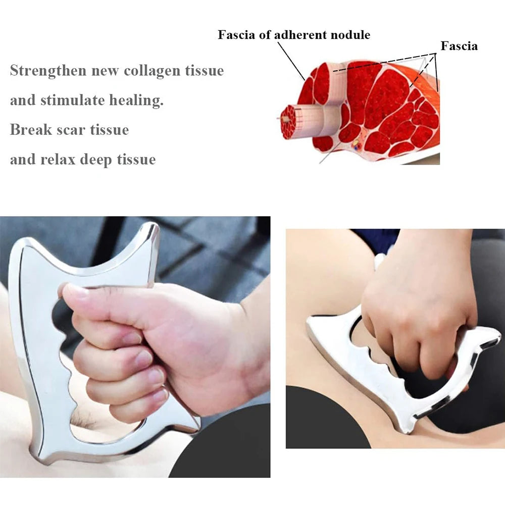 Stainless Steel Deep Tissue Relax Cellulite Massager