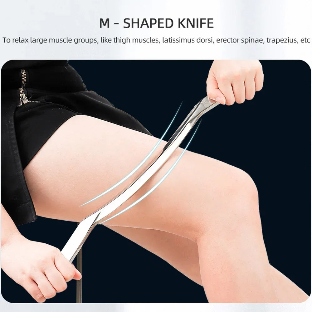 Stainless Steel  Deep Tissue Relax Cellulite Massager