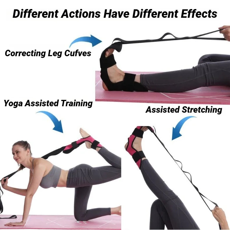 Yoga Stretching Band Leg Stretcher Flexibility